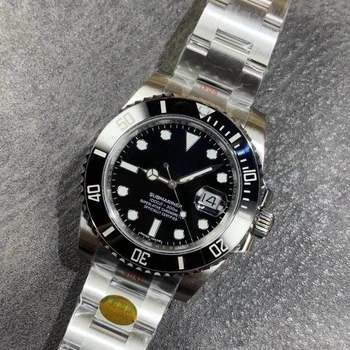 

top brand men's AAA luxury watch black GMT series ceramic rose gold rlx 40MM dial date strap automatic mechanical wristwatch