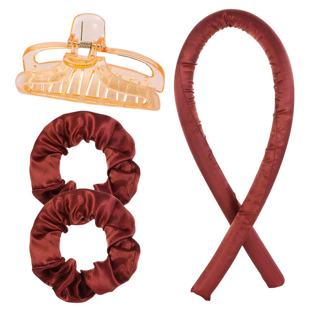 Easy To Use Heatless Curling Rod Lazy Curler Silk Curling Ribbon Make Hair Curly Wave Formers Headband Wave Formers