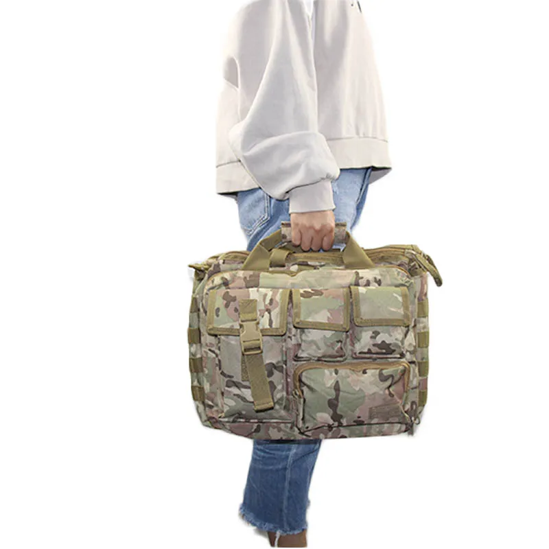 Военная Тактическая многофункциональная нейлоновая сумка на плечо Molle Compute сумка-мессенджер сумка для ноутбука Портфель для активного отдыха