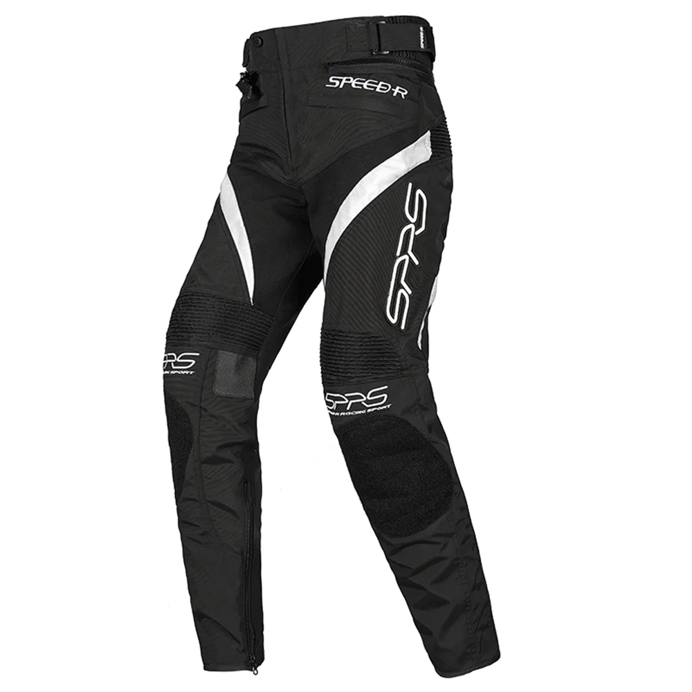 SPRS мотоциклетная куртка летняя дышащая сетчатая мотоциклетная куртка Защитное снаряжение отражатель Водонепроницаемая мотоциклетная одежда для верховой езды - Цвет: RSP1 Black white