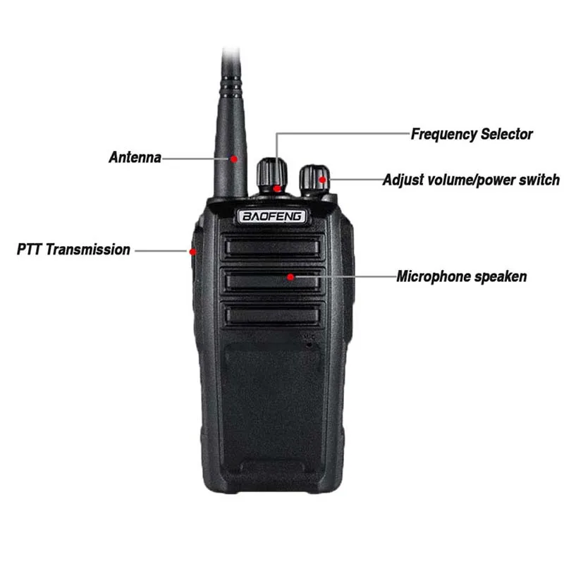 2 шт. Baofeng UV-6 иди и болтай Walkie Talkie 8 Вт Ham Радио Comunicador UHF VHF двухстороннее радио станция дальнего действия охотничий Talkie “иди и болтай Walkie 50 км