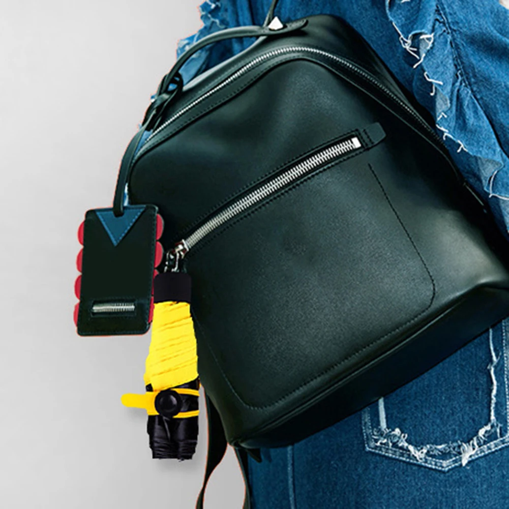 Новая мода 180 г маленький портативный складной модный карманный мини-зонтик Женская водонепроницаемая защита от ветра, УФ излучения Зонты путешествия