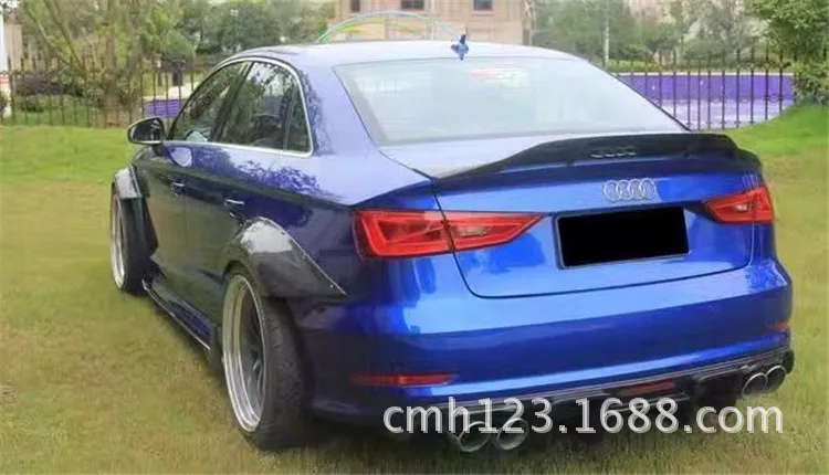 Подходит для AUDI A3 S3 14-17 крылья спойлера из углеродного волокна
