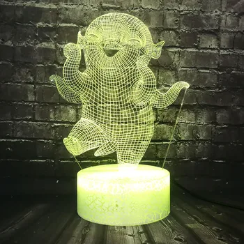 

Movie Monster Hunt Cute Figure Cartoon 3D Wuba Decor Room Child Baby Sleep Table Night Light Holiday Xmas Birthday Kids Toy