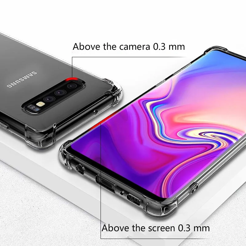 Противоударная подушка безопасности Чехол для samsung Galaxy A10 A20 A30 A40 A50 A60 A70 A80 A90 M10 M20 M30 A40s M40 A205 A305 Мягкий силиконовый чехол