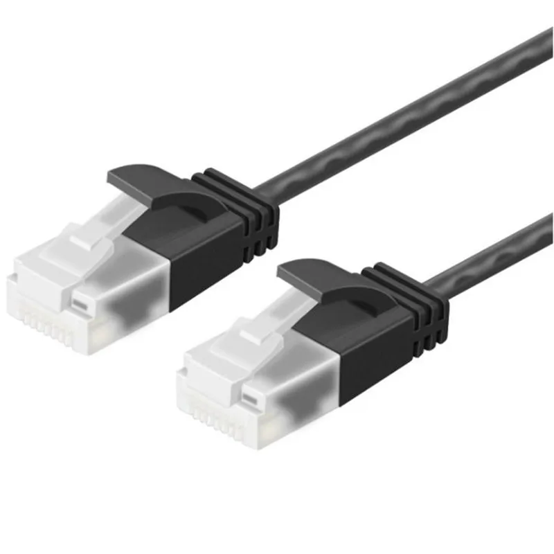 Сверхтонкий Ethernet-кабель Cat6 сетевой кабель RJ45 UTP патч-корд 90 градусов Cat6a Lan-кабели