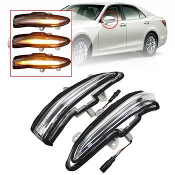 

Car LED Dynamic Turn Signal Light For Toyota Crown AWS210 2013-2018 Side Rear View Mirror Sequential Indicator Blinker Lamp