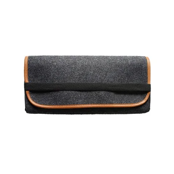 

Felt Fabric Storage Accessories Portable Organizer Mechanical Keyboard Bag Dust Proof Elastic Band Flip Cover Durable Practical