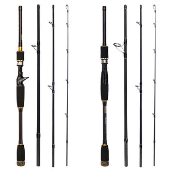 

2.1m meter adjustable fishing rod long shot fishing rod 4 section sub-rod short section carbon fishing rod portable rod