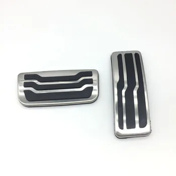 

Stainless Steel Accelerator Brake Pedal Cover Trim 2pcs For Ford Everest Endeavour 2016-2017 Car Interior Accessories