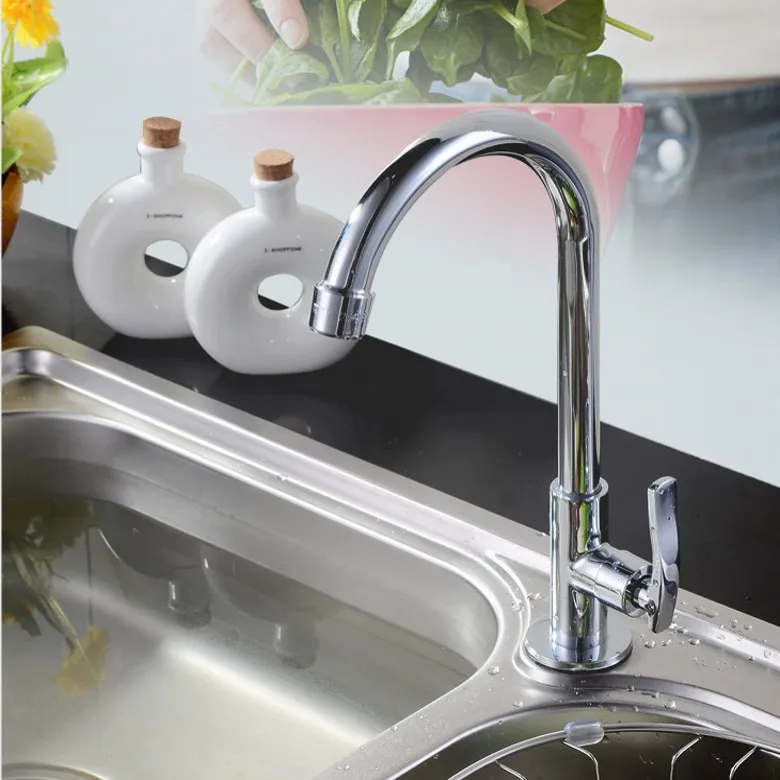 

Manufacturers Wholesale Copper Single Cold Washing Basin Tap Vertical Type Universal Rotating Dish Slot Single Bore Tap