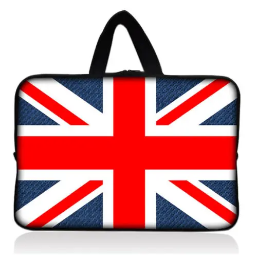 UK Flag Собачки неопреновая сумка для ноутбука 11 12 13 14 15 15,6 Женская Мужская сумка для ноутбука чехол 14 рукав для ноутбука для MacBook Air 13 Чехол - Цвет: UK Flag