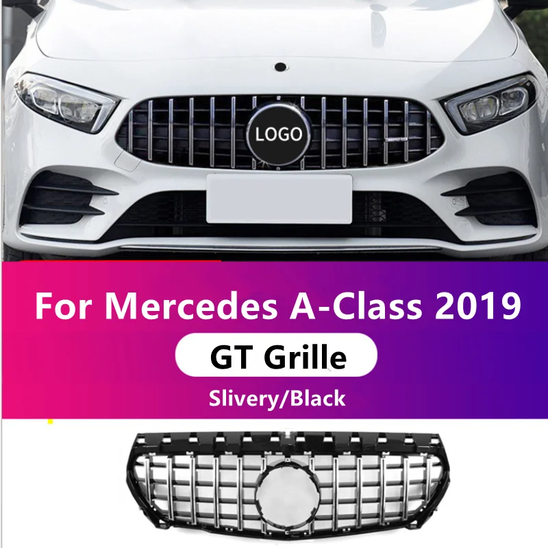 GT решетка для капота передний бампер Mercedes A Class 2019 W117 гоночного гриля|Гоночные