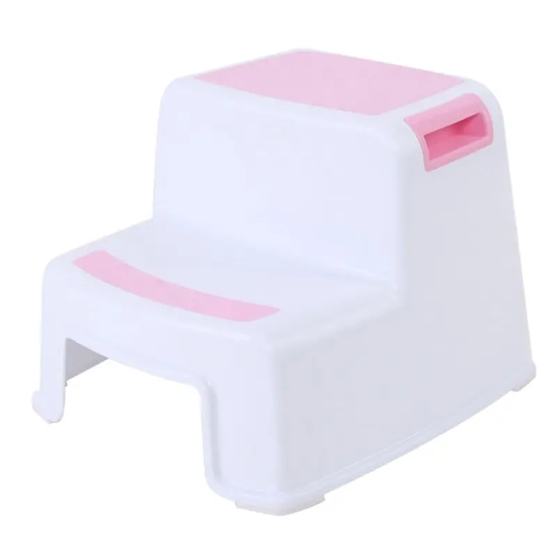 Многофункциональный Детский табурет для туалета, пластиковый толстый табурет U90B - Цвет: Red