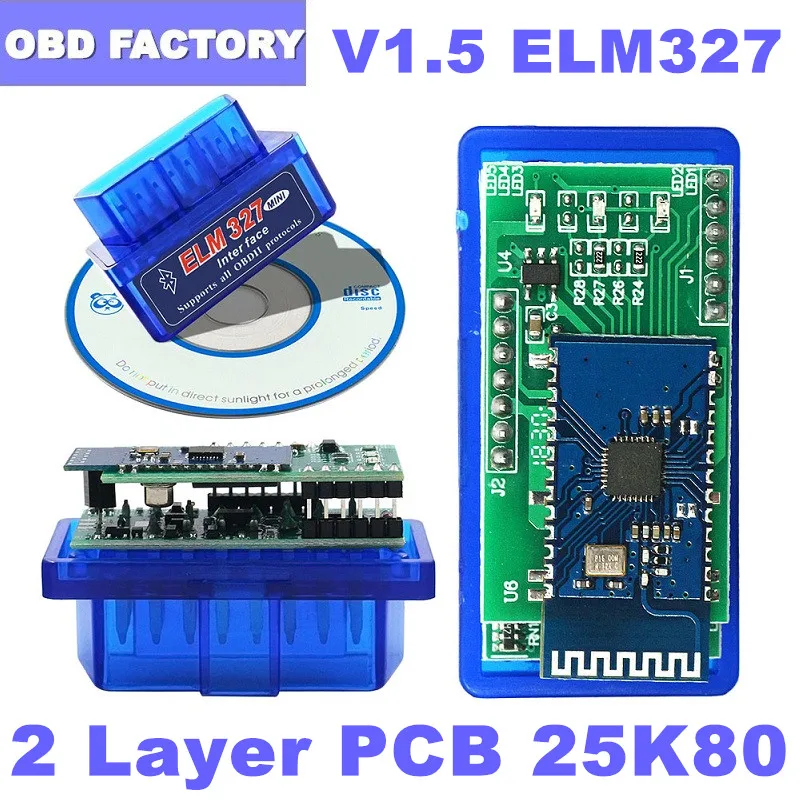 OBD2 ELM327 Bluetooth ELM 327 V1.5 сканер USB считыватель кодов Wi Fi адаптер в 1 5|Считыватели и