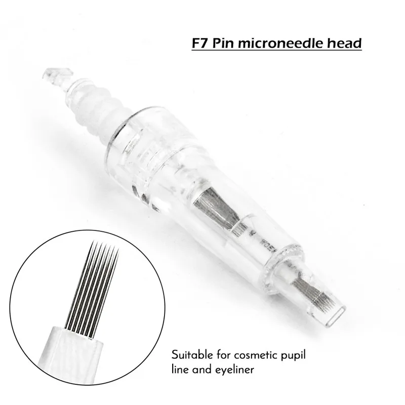 F7 Новые 10 шт. Сменные байонетные картриджи для Dr Pen микро иглы 9 pin/12 pin/36 pin/nano Микро Нано иглы татуировки - Цвет: F7