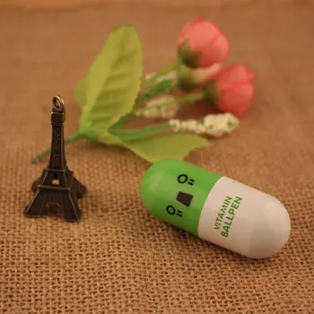 

Cartoon Capsule Creative Pills Ball Ballpoint Pens Ballpen for Office School Writing Supplies Stationery ACEHE