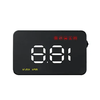 

A100 Warning Universal Head Up Display Speedometer HUD Overspeed Alarm Projector Car OBD2 Electronic Multifunction Clear ABS