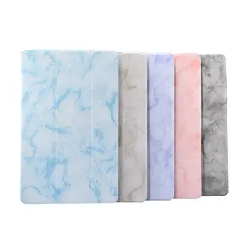 

Case For Samsung Galaxy Tab S6 Lite 10.4 inch SM-P610 SM-P615 2020 Slim Marble Fold Flip Stand Cover Tablet Case Funda With Pen