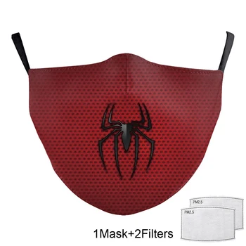 

Funny Horror Mouth 3D Printing Masks With 2Pcs PM2.5 Filter Anti-dust Mouth Muffles Reusable Washable Cover Face Mask for Adult