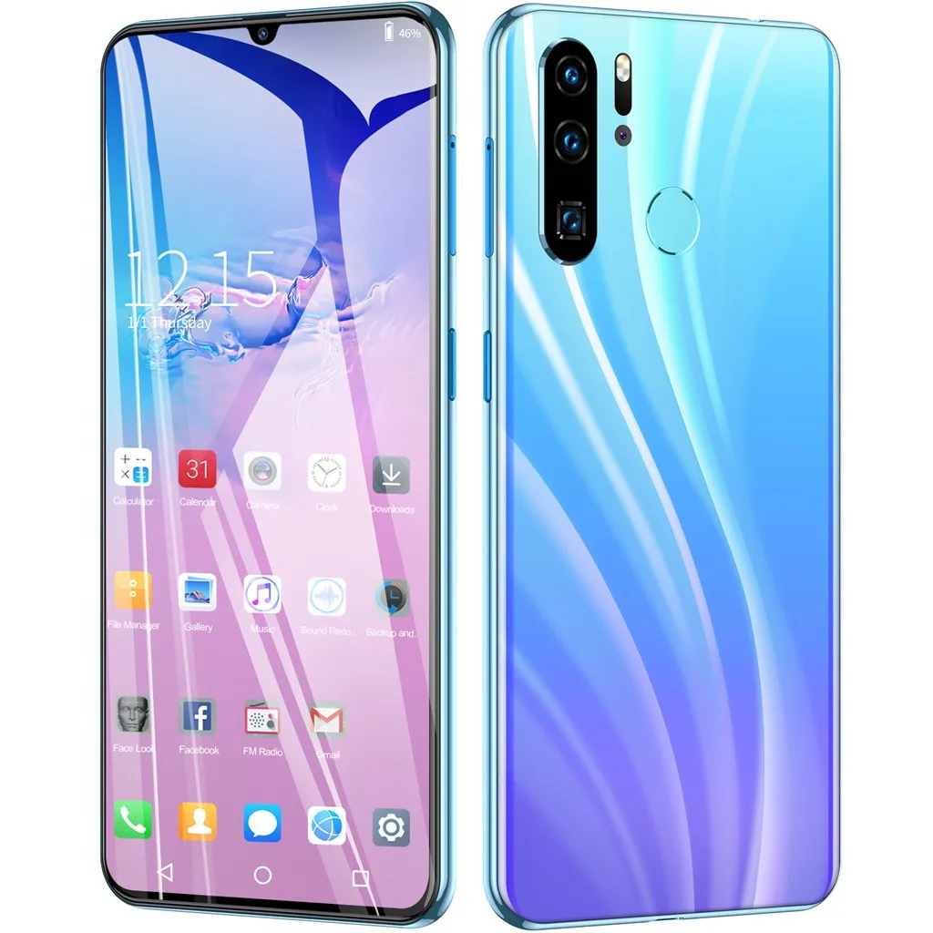 Смартфон P40 PRO quad core 6,3 дюймов камера Android 6,1 1G+ 16G gps 3g мобильный телефон ЕС лучший подарок