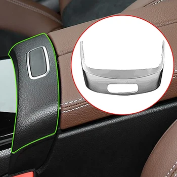

Car Chrome Center Armrest Box Switch Button Frame Sticker Trim Cover for Mercedes Benz A Class W177 2019-2020
