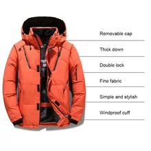 Hohe Qualität Dicke Warme Winter Coat Casual Down Men Coat Christmas High Quality Elegant Trendy Thick Warm Winter Jacket