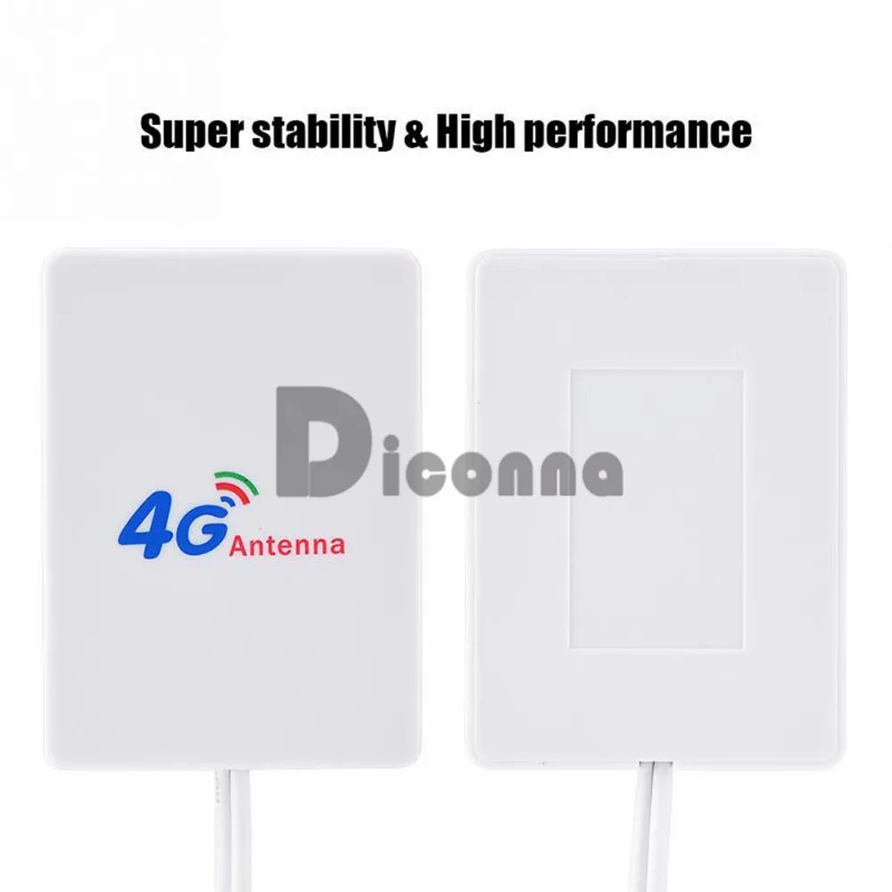 Новейшая мода LTE двойная антенна SMA усилитель сигнала 28dBi для 4G 3g Мобильный маршрутизатор