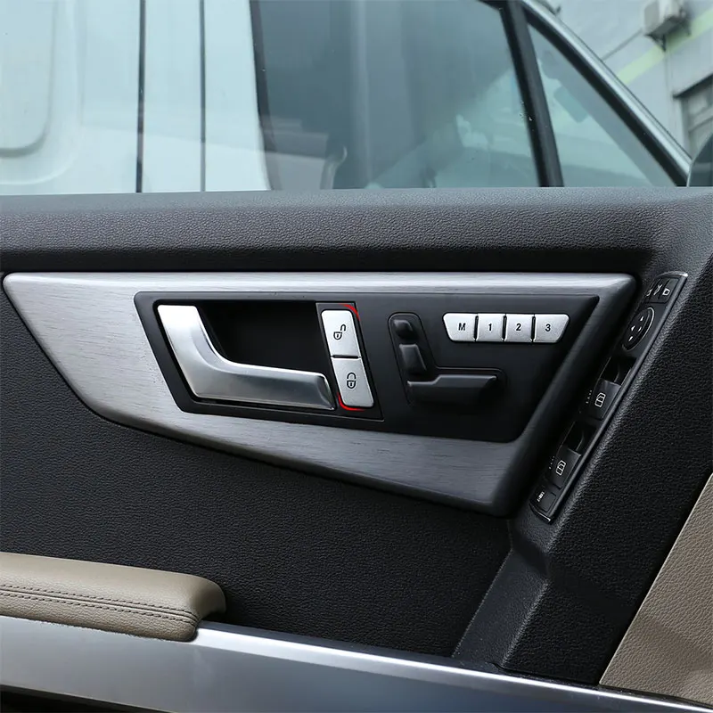 Для Mercedes Benz C E Class W204 W212 авто аксессуары для автомобиля стиль двери разблокировка кнопки блестки украшения Чехлы наклейки отделка