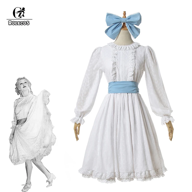 ROLECOSBabyJaneHudsonCosplayCostumeEmbroideryLolitaDressWomen