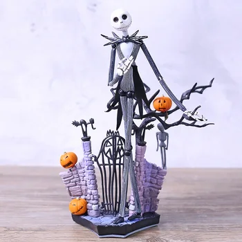 

Hot The Nightmare Before Christmas SCI-FI Revoltech Series NO.005 Jack Skellington PVC Action Figure Collectible Model Gift Toy