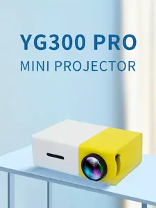 Светодиодный мини-проектор LEJIADA YG300 Pro, 1080P Full HD, Поддержка HDMI, USB, AV, TF, PS4, портативный домашний медиаплеер