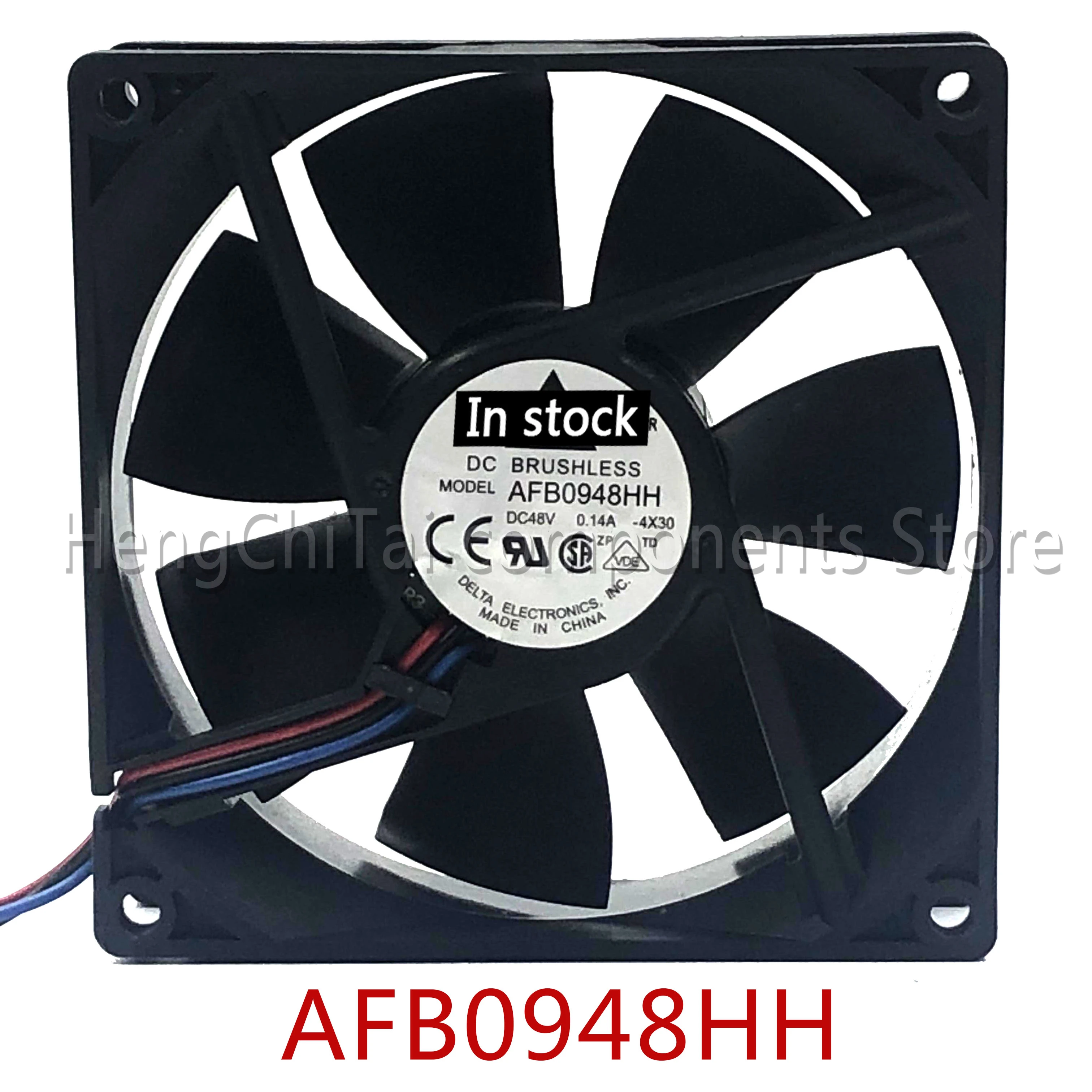 

Оригинальный 100% рабочий AFB0948HH 48В 0.14A 9025 9 см 90 мм трехпроводный скоростной охлаждающий вентилятор