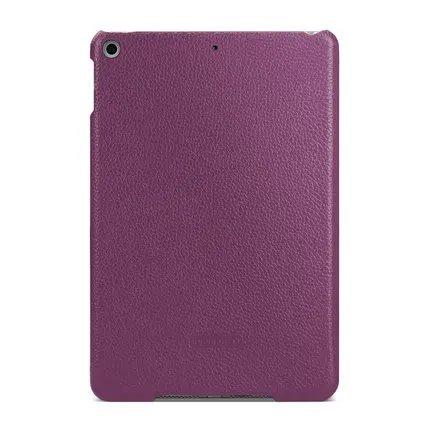 Ультра тонкий чехол из натуральной кожи для Apple, iPad Mini 5, чехол с магнитным чехлом для iPad mini 5, чехол с откидной крышкой 7,9 - Цвет: Фиолетовый
