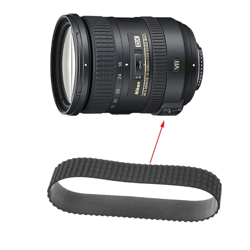 Zoom Grip резиновое кольцо Запасная часть для NIKON AF-S VR 18-200 мм 3,5-5,6 камера комплект