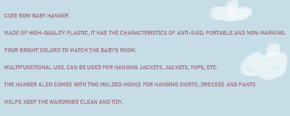 5/10/20pcs Kids Clothes Hanger Racks Portable Plastic Display Hangers Windproof Children Coats Hanger Baby Clothing Organizer