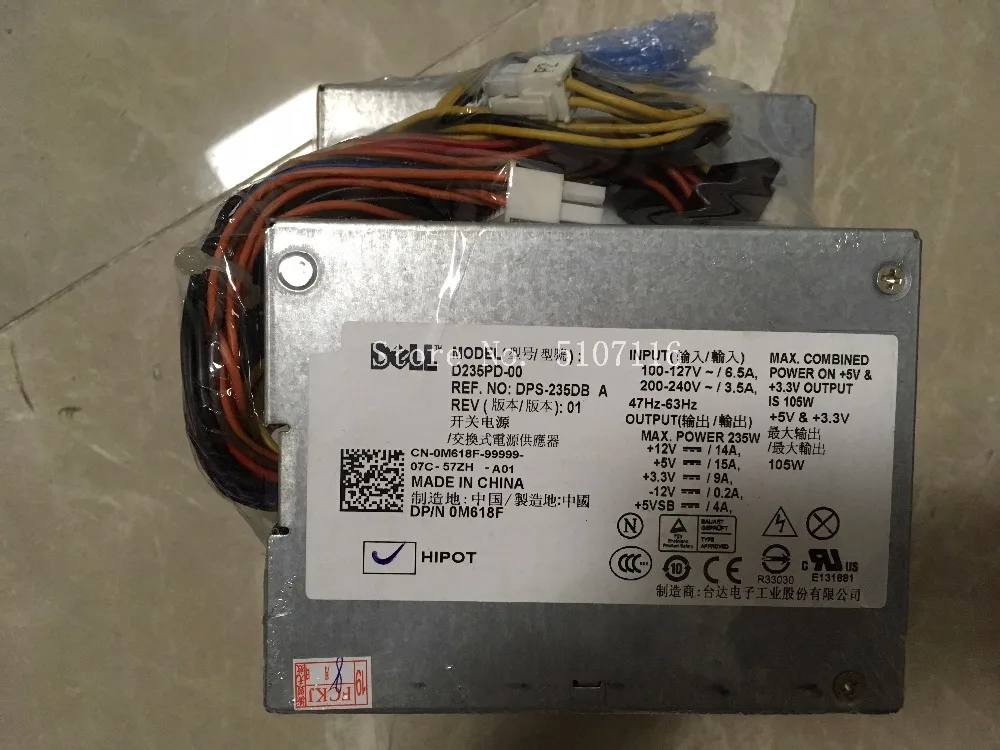 Для оригинального 320 360 380 DT источника питания H235PD-01 D235PD-00 будет полностью испытания перед отправкой