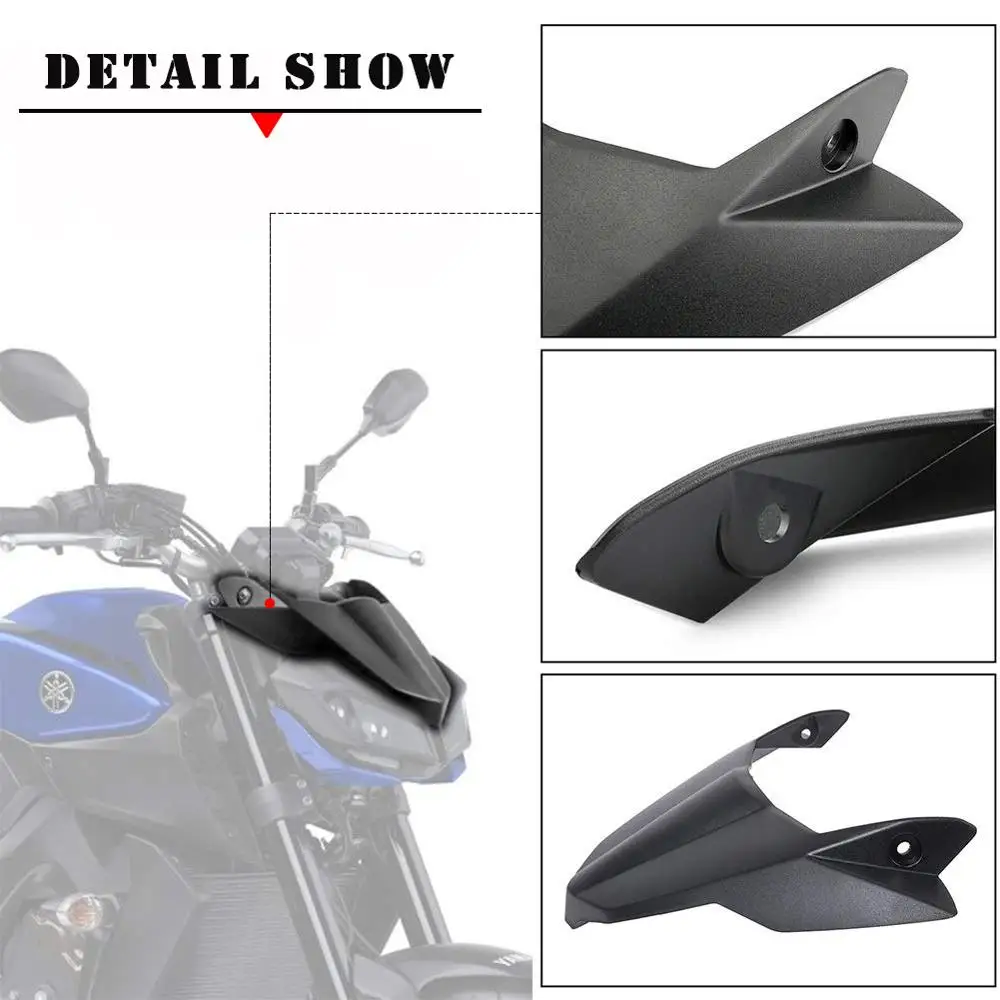 Защитная крышка для переднего крыла 17 19 YAMAHA MT09 FZ09 Beak защита ветрового стекла ABS