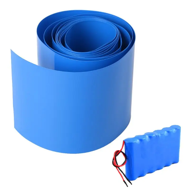 

2M Lithium Battery Heat House Shrink Tube Li-ion Wrap Skin 14500 18650 26650 PVC Shrinkable Tubing Film Tape Sleeves