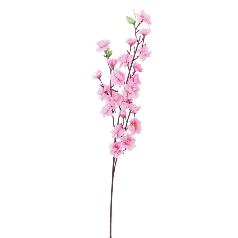 6 искусственных персиковых цветов букеты для дома/офиса Deco-Rose