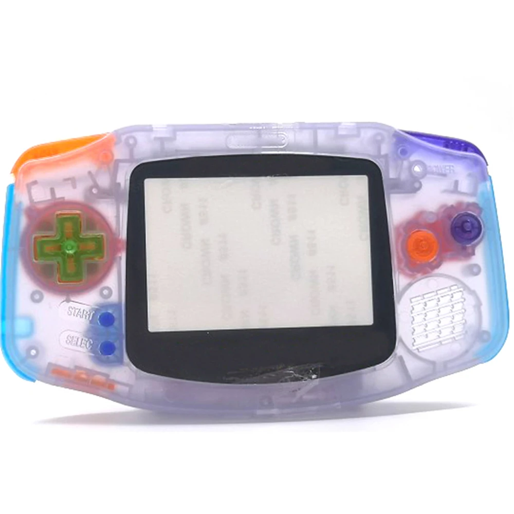 Защитный чехол для Nod Игровая приставка GBA сменная оболочка Крышка с кнопками зеркальная проводящая Смола аксессуары комплект