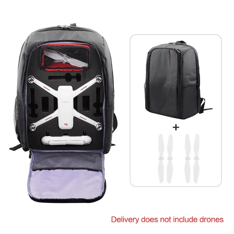 Portable Durable Backpack Storage Bag Carrying Case with Propellers for Xiaomi Fimi A3 Accessories