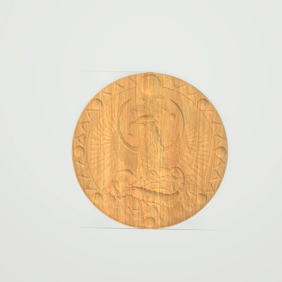 Знак зодиака Скорпион рельеф STL формат ЧПУ резьба Aspire ArtCAM Type3 дизайн 3D файл |