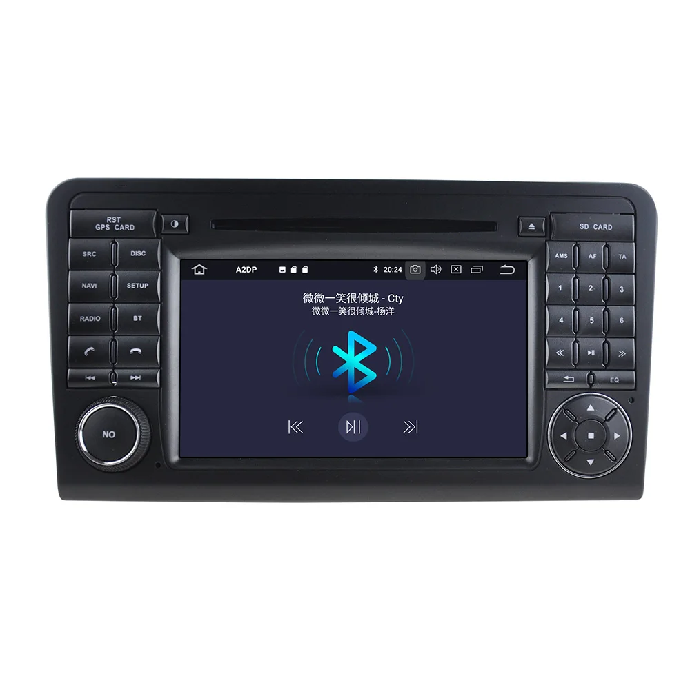 Perfect Android 9 With DSP For Mercedes Benz ML clase W164 2005- 2012 Car No DVD video player Multimedia GPS navigation Radio Tape 5