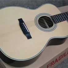 round body ebony fretboard acoustic guitar solid spruce top classic D type 28 model 41" acoustic guitar