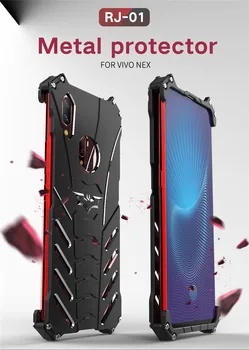 

For Vivo Y66/Y79 Case Batman Luxury Aluminium Armor Metal Bumper Case For Vivo Y85 Coque For Vivo LQOO Back cover