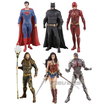 

ARTFX + STATUE Justice League Superman Batman Wonder Woman Flash Aquaman Cyborg 1/10 Scale Pre-Painted Figure Toy