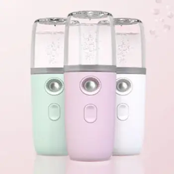 

Small Humidifier USB Rechargable Portable Handheld Water Meter Charging Mini Steamed Face Humidifier