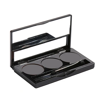 

3 Colors Eye brow Powder Palette Waterproof and Smudge Proof With Mirror and Eyebrow Brushes Inside Focallure Eyebrow Powder