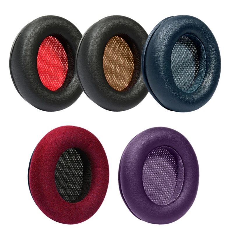 1Pair Replacement Ear Pads Protein Skin Leather Ear Cover Cushion for Focal Listen Pro Wireless Headphones Headset